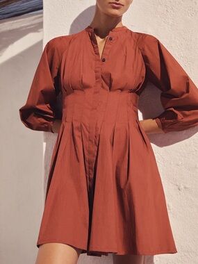 Three Graces London Viola Dress in Copper